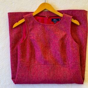 Boden Pink British Tweed US 4 Dress